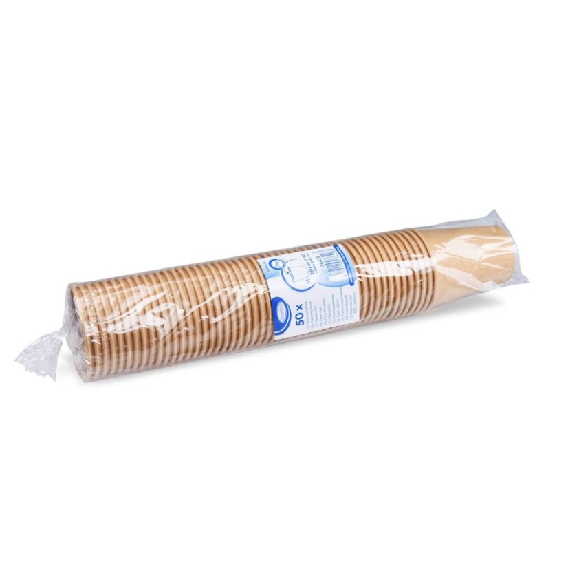 papirovy kelimek kraft 80mm 280ml m 0 2l 8oz 50 baleni