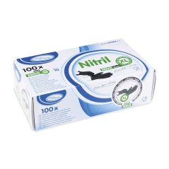 rukavice nitril nepudrovana cerna xl baleni