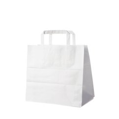 papirova taska bila 26x17x25 cm