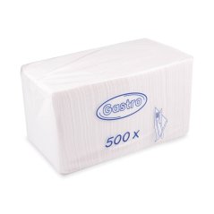ubrousek 1 vrstvy bily 33x33 cm