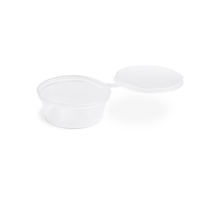 dresinkova miska pp s vickem pruhledna 70mm 60ml