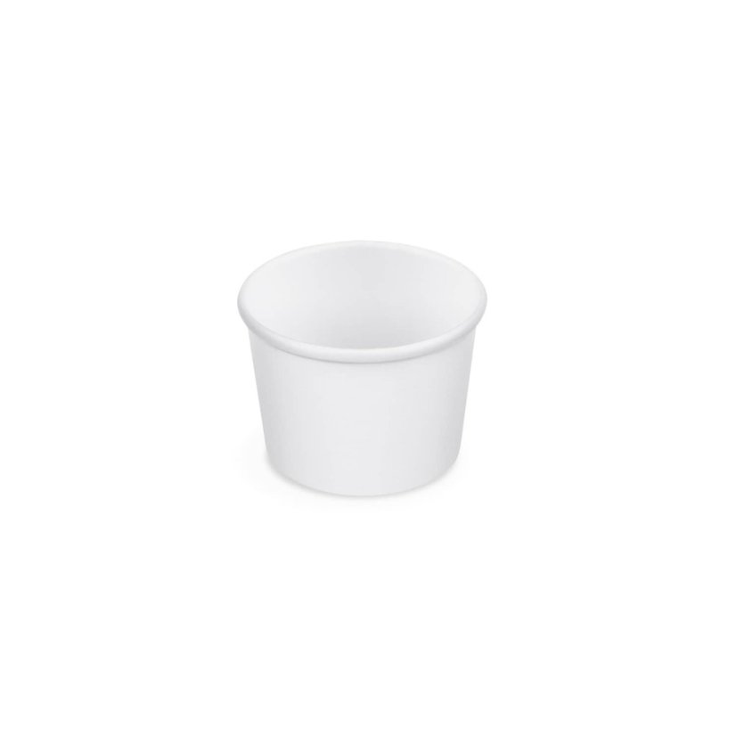 papirova miska pap pe bila 75mm 125ml