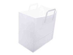 papirova taska bila 27x16x29 cm