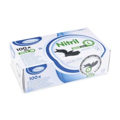 rukavice nitril nepudrovana cerna l baleni