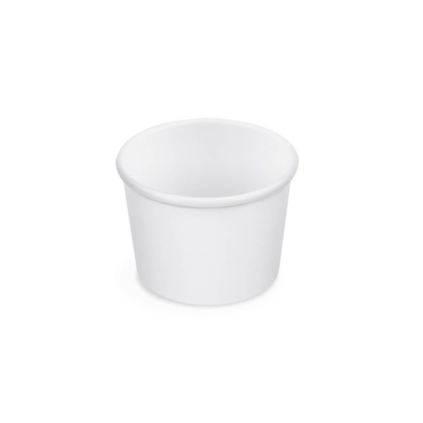 papirova miska pap pe bila 90mm 250ml