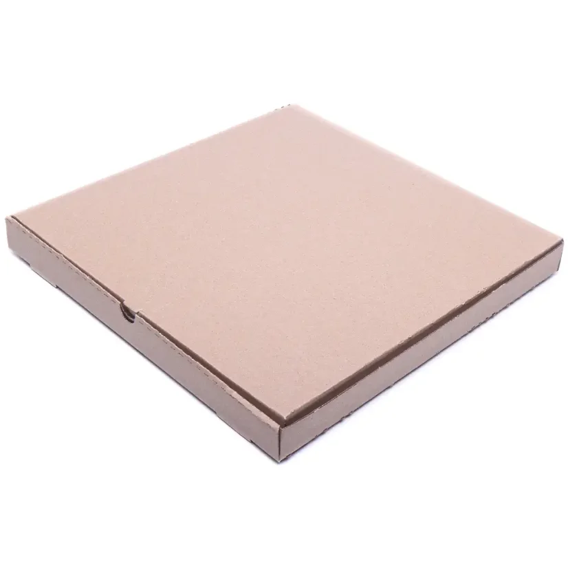 Pizza krabice hnědá 33×33×3 cm