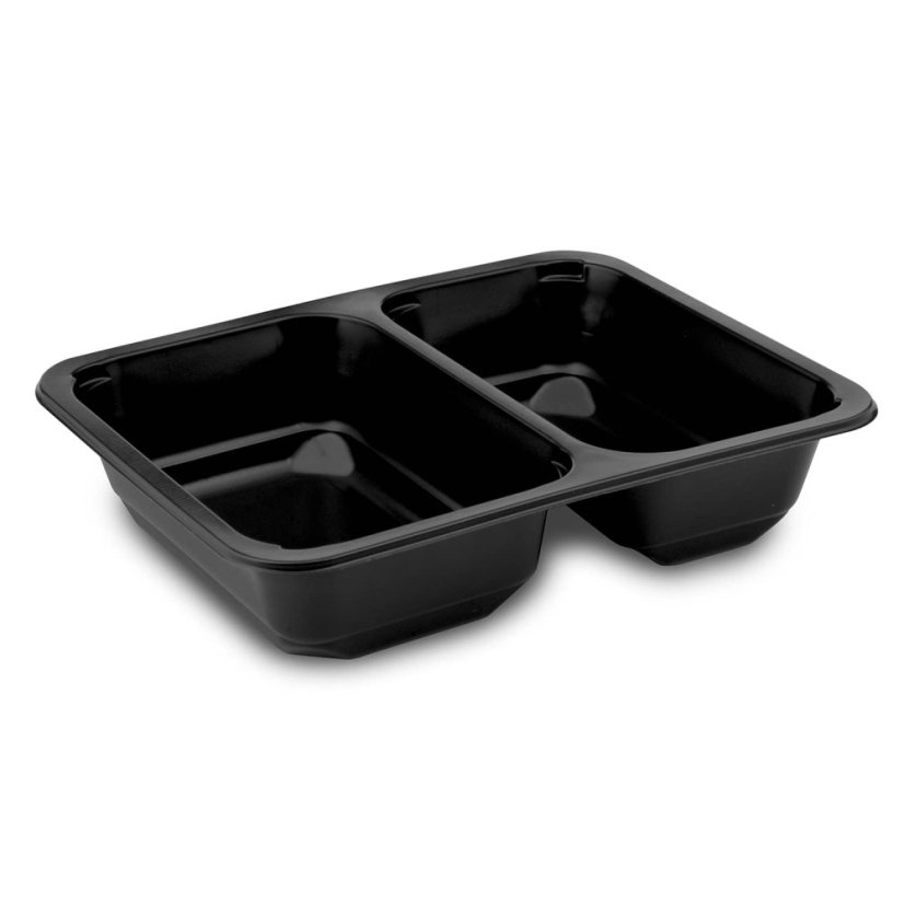 plastova zatavovaci miska 2d cerna 227x178x45 mm