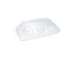 Víčko PP ECONOMY průhledné pro menu mísu do mikrovlnky 78313 100 ks