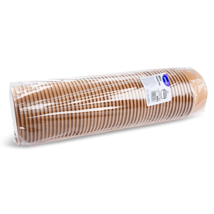 papirova miska pap pe kraft 185mm 1300ml 50 ks