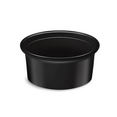 Dresinková miska (PP) Dressingboxx černá Ø70mm 80ml