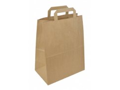 papirova taska hneda 26x14x30 cm