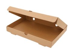 pizza krabice hneda na 1 2 pizzy 30x20x3 5 cm otevrena zabalmeto cz
