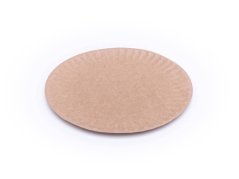 papirovy talir hnedy f18 z boku