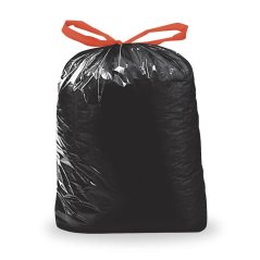 pytel na odpadky ldpe zatahovaci cerny 70x100 cm 120l