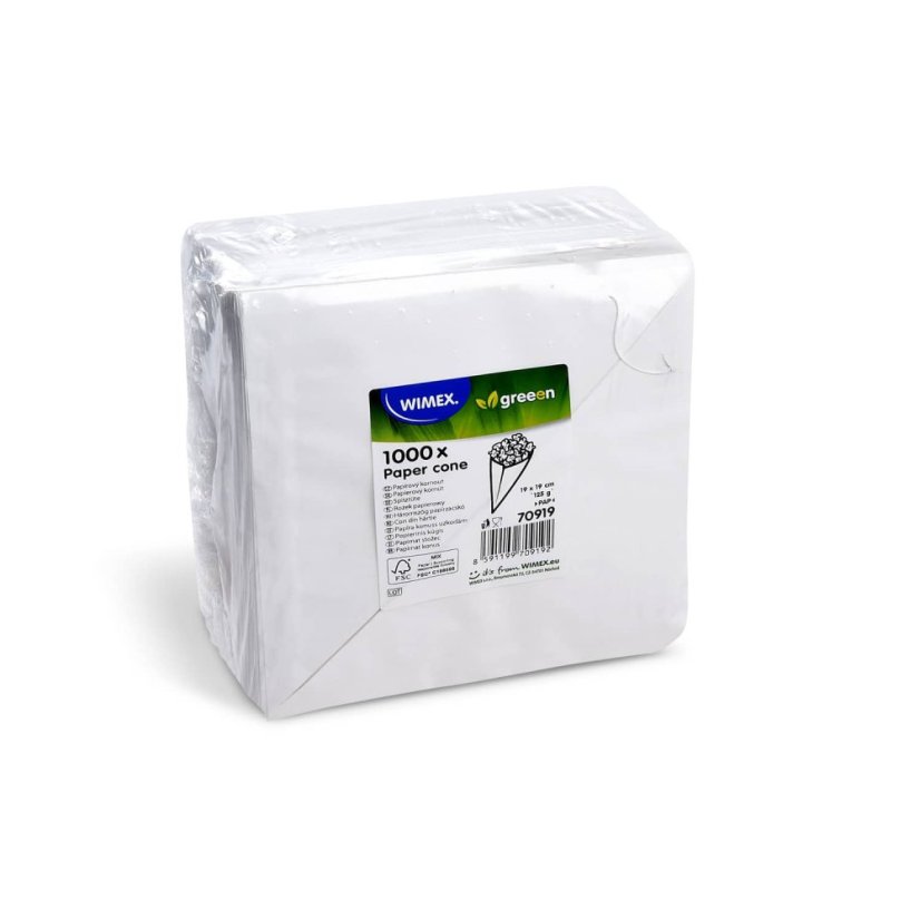 papirovy kornout fsc mix bily 19x19 cm 125g vazany baleni zabalmeto cz