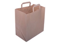 papirova taska hneda 31x17x29 cm