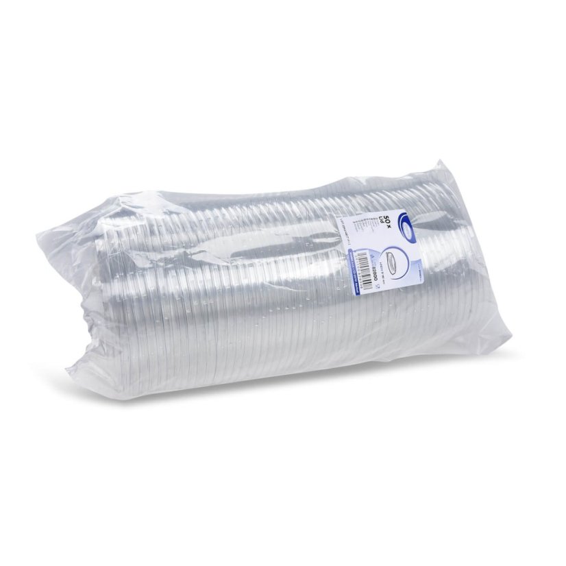 vicko rpet pruhledne pro papirovou misku 185mm 50 ks