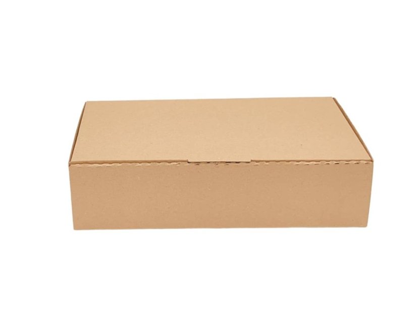 pizza krabice calzone hneda 31x17x7 5 cm z boku zabalmeto cz
