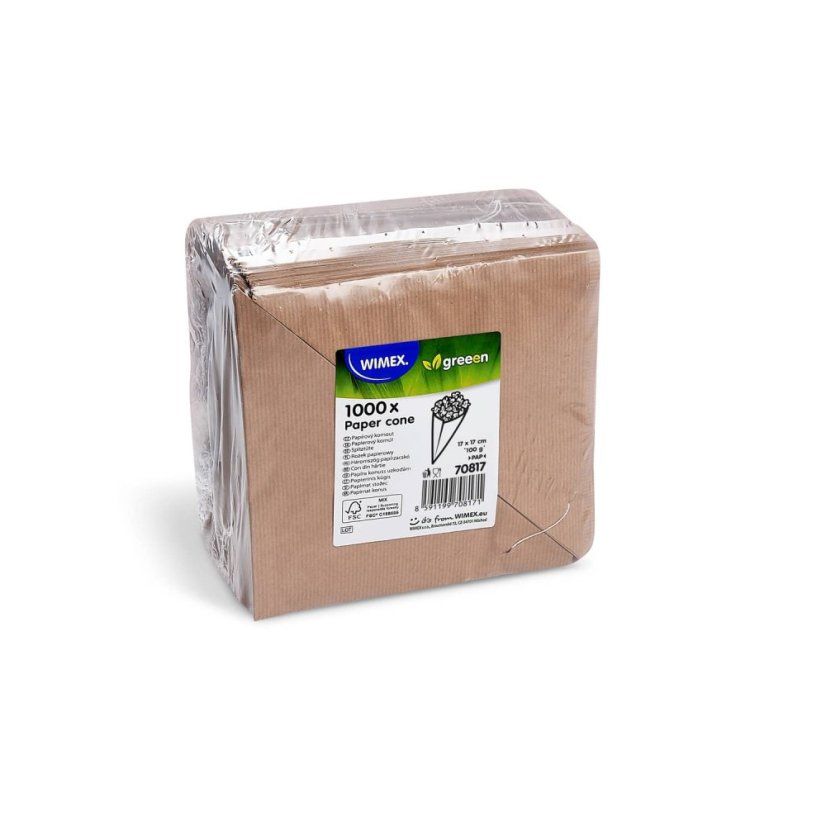 papirovy kornout fsc mix kraft 17x17 cm 100g vazany baleni zabalmeto cz