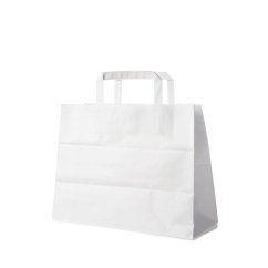 papirova taska bila 32x16x27 cm